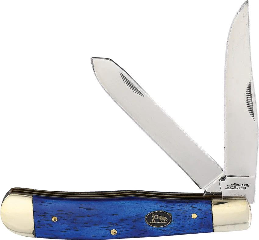 Frost Cutlery Trapper Blue Smooth Bone BKH-108BLSB by Frost Cutlery