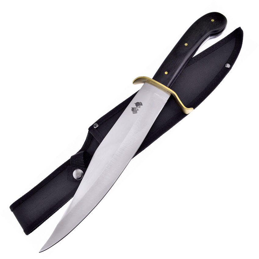 Frost Cutlery Bowie Pakkawood Black CSA-03BPW by Frost Cutlery