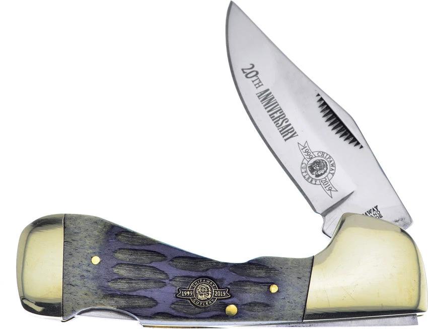 Frost Cutlery Choctaw 20th Annversary CW-105GY/20 by Frost Cutlery