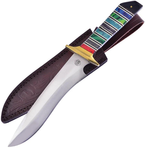 Frost Cutlery Fixed Bld Stacked 12.25""Resin CW-4971S/PW by Frost Cutlery