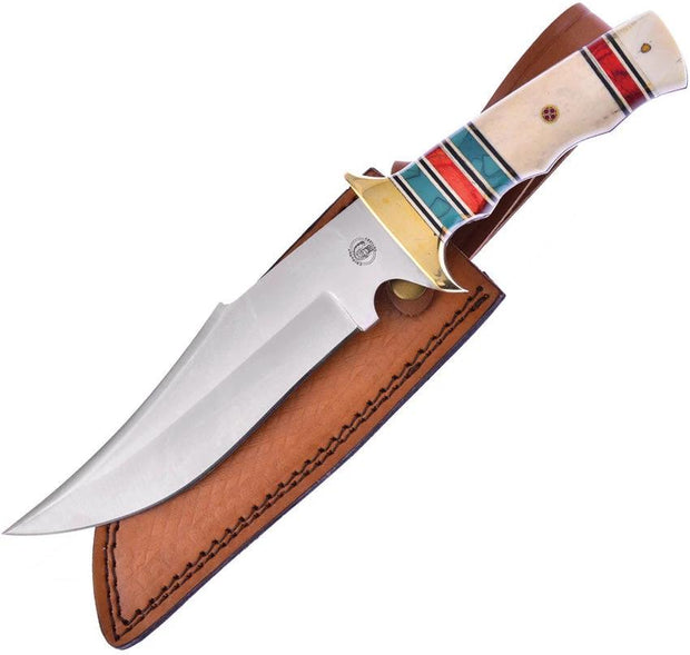 Frost Cutlery Fixed Bld Smth Bn Pkwd 12"" CW-4972SB/PW by Frost Cutlery