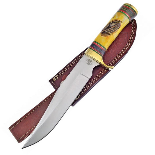 Frost Cutlery Young Deer Bowie Yellow Bone CW-601YB by Frost Cutlery