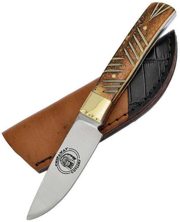 Frost Cutlery Little Fox Skinner Torch Bone CW-986TB by Frost Cutlery