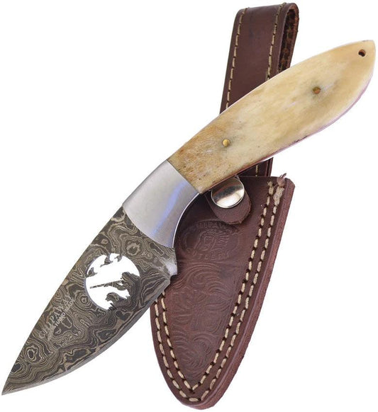Frost Cutlery Damascus Duck Bowie CW-991WSB/DK by Frost Cutlery