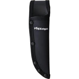 Fox Edge Fixed Blade Pakkawood FE007 - Full Tang Knife With Satin Three Inch Blade And Black Nylon Belt Sheath by Fox Edge