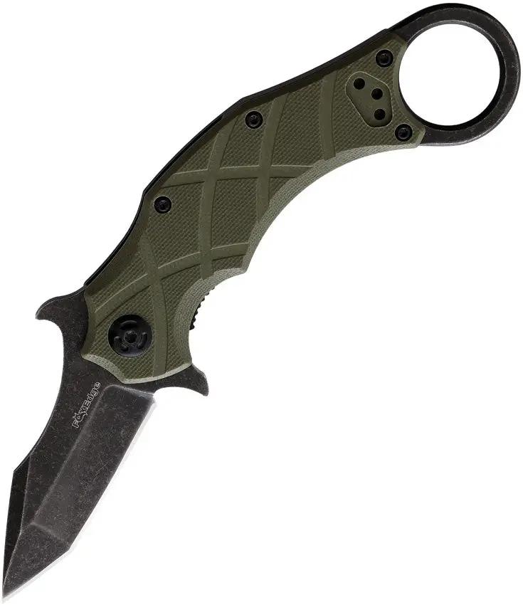 Fox Edge The Claw Linerlock Green FE015 by Fox Edge