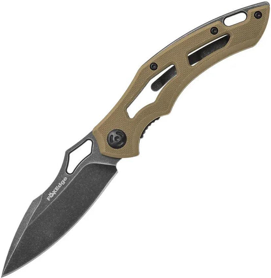 Fox Edge Sparrow Linerlock Tan FE033 by Fox Edge