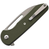 Ferrum Forge Knife Works Prolix Linerlock - Green G10 Handle With Nitro V Steel Blade by Ferrum Forge Knife Works