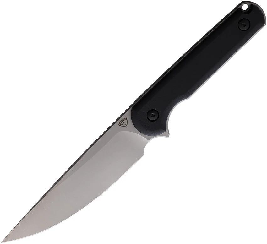Ferrum Forge Knife Works Lackey XL Fixed Blade Black XL LACKEY BLACK 9CR by Ferrum Forge Knife Works