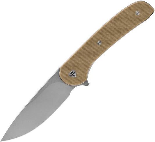 Ferrum Forge Knife Works Gent 2.0 Linerlock Tan GENT 2.0 SW 9CR18MOV TAN G10 by Ferrum Forge Knife Works