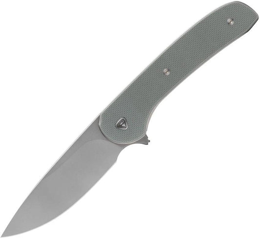 Ferrum Forge Knife Works Gent 2.0 Linerlock Gray GENT 2.0 SW 9CR18MOV GRAY G10 by Ferrum Forge Knife Works