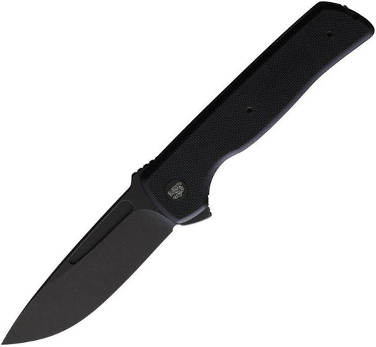 Terzuola Knives ATCF Lite Linerlock Black ATCF LITE BLACK/BLK by Terzuola Knives