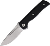Terzuola Knives ATCF Lite Linerlock Black ATCF LITE BLACK/SW by Terzuola Knives