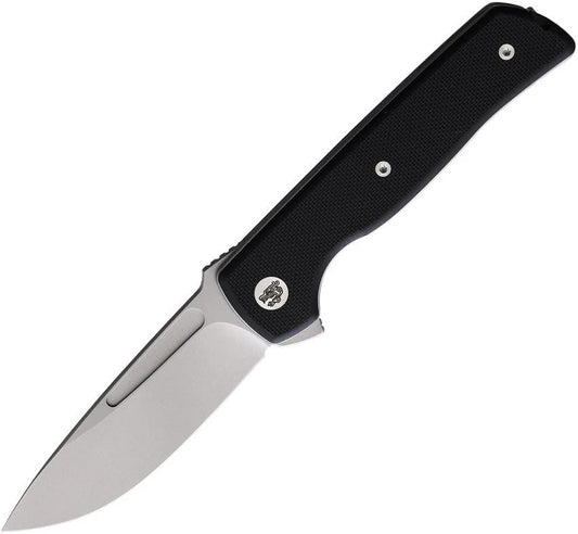 Terzuola Knives ATCF Lite Linerlock Black ATCF LITE BLACK/SW by Terzuola Knives