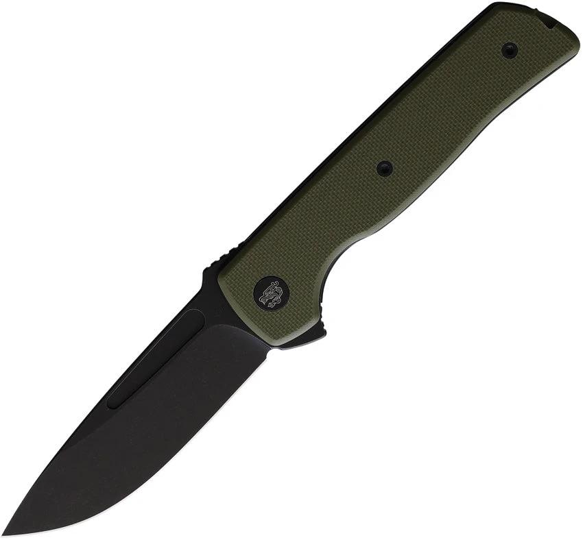 Terzuola Knives ATCF Lite Linerlock Green ATCF LITE GREEN/BLK by Terzuola Knives
