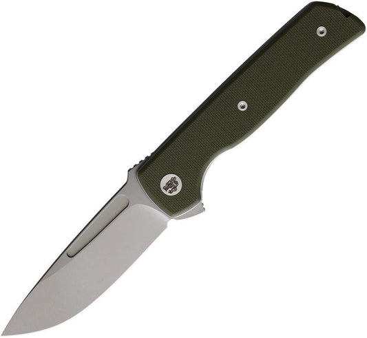 Terzuola Knives ATCF Lite Linerlock Green ATCF LITE GREEN/SW by Terzuola Knives