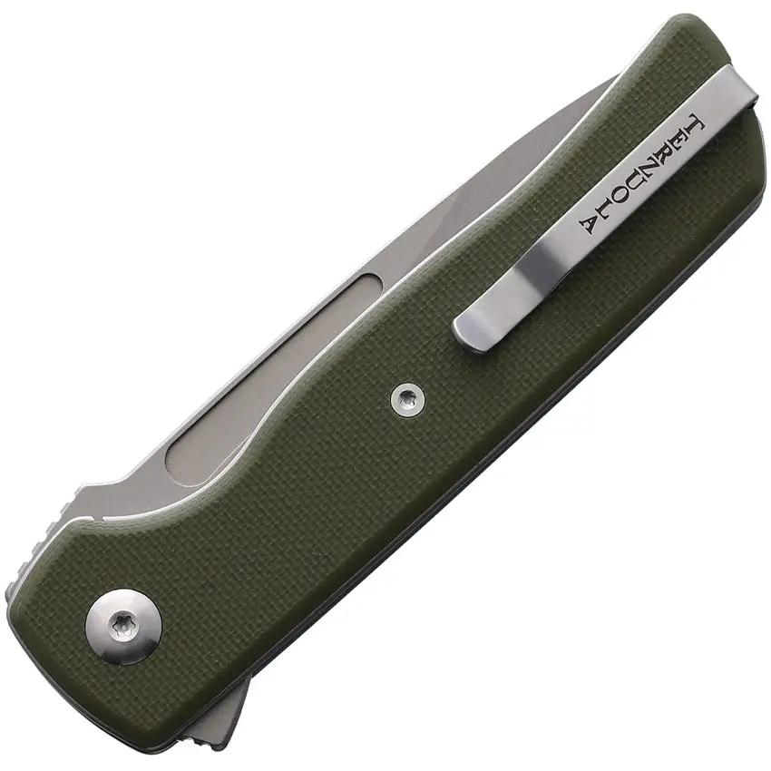Terzuola Knives ATCF Lite Linerlock Green - Nitro V Steel Blade, Stonewash Finish, G10 Handle by Terzuola Knives