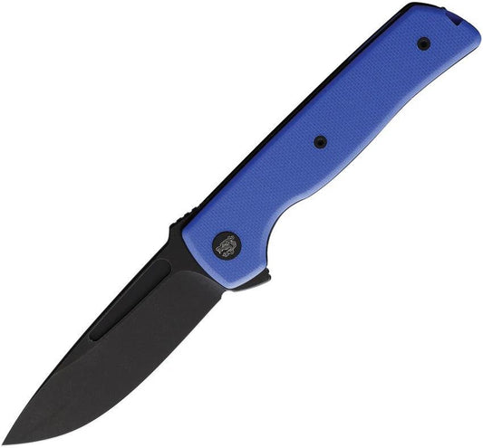 Terzuola Knives ATCF Lite Linerlock Blue ATCF LITE BLUE/BLK by Terzuola Knives