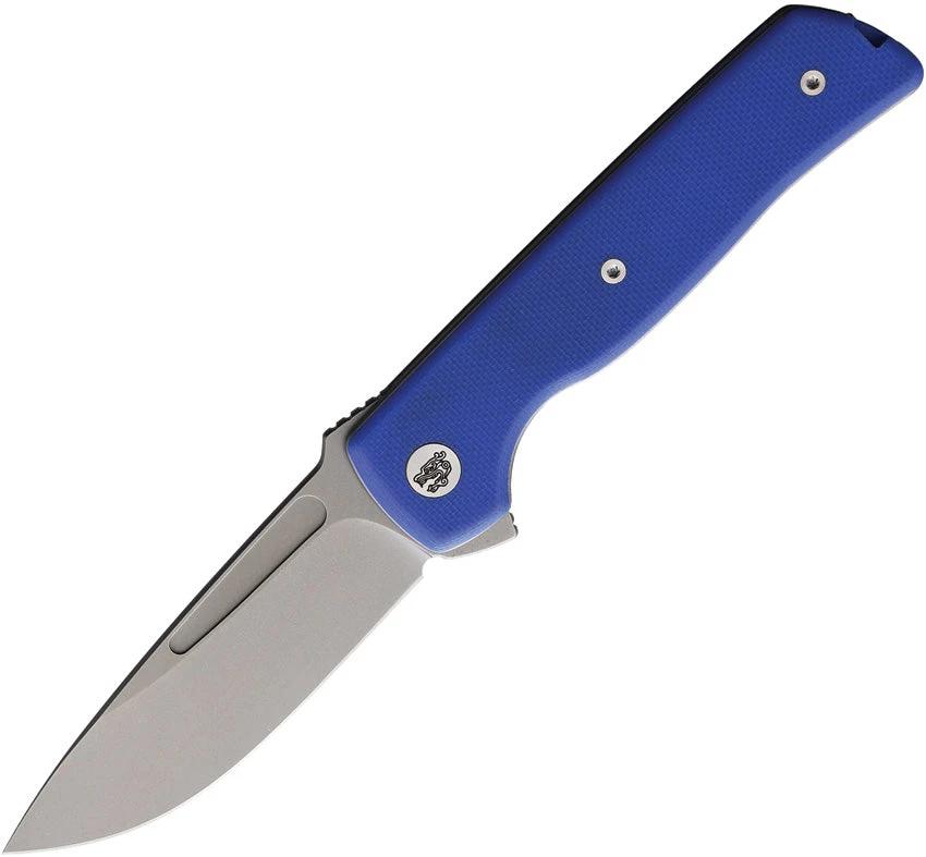Terzuola Knives ATCF Lite Linerlock Blue ATCF LITE BLUE/SW by Terzuola Knives