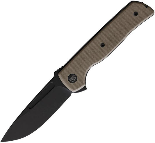 Terzuola Knives ATCF Lite Linerlock Tan ATCF LITE TAN/BLK by Terzuola Knives