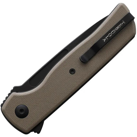 Terzuola Knives ATCF Lite Linerlock - Nitro V Blade With Three Point Seven Five Inch Closed Length And Tan G10 Handle by Terzuola Knives