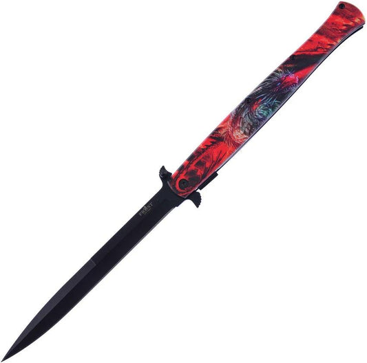 Frost Cutlery Folder Blk Alum Dragon FC-0001DR/A by Frost Cutlery
