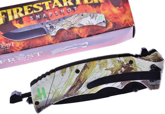 Frost Cutlery Folder AO Gls Breaker Firestr FC-121CAMO by Frost Cutlery