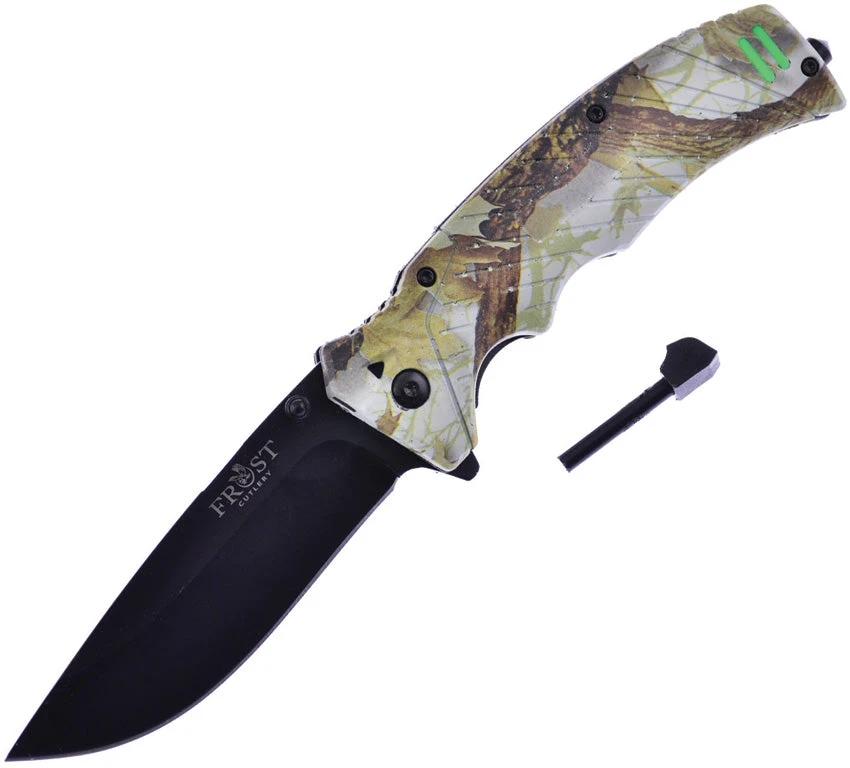 Frost Cutlery Folder AO Gls Breaker Firestr FC-121CAMO by Frost Cutlery