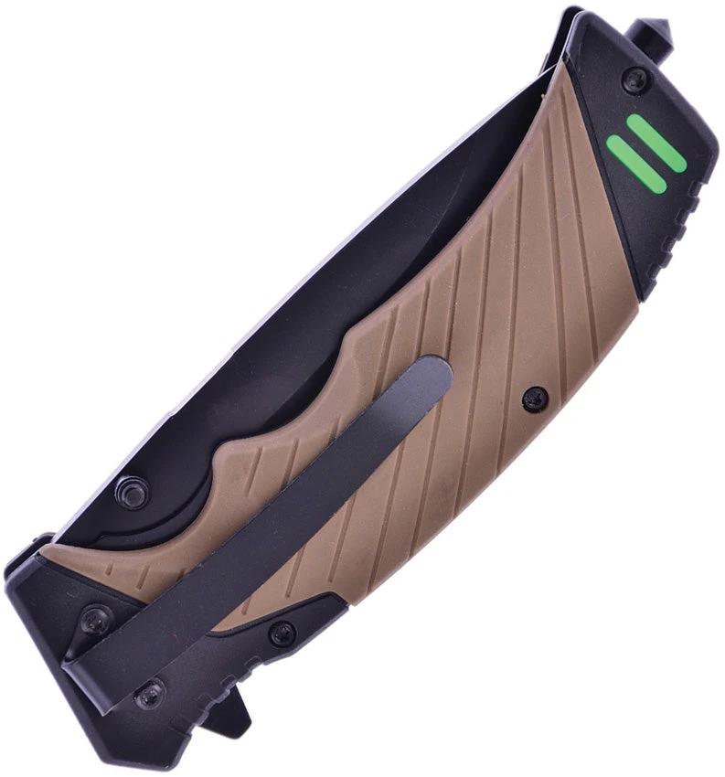Frost Cutlery Firestarter Tactical Tan 4.5"" FC-121DS by Frost Cutlery