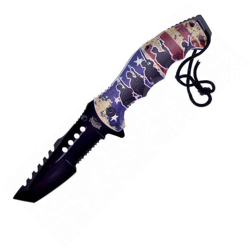 Frost Cutlery American Soldier Linerlock A/O FC-79A by Frost Cutlery