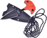Frost Cutlery Neck Knife Coyote Orange FC-96OR by Frost Cutlery