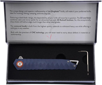 Frost Cutlery Sling Blade Grey SBL-53GY by Frost Cutlery
