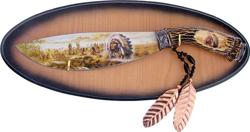 Frost Cutlery Native American Fixed Blade HK0239I by Frost Cutlery