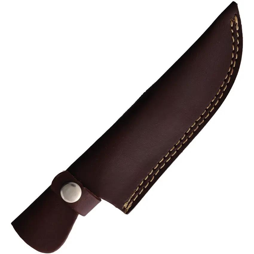FH Knives Fixed Blade Damascus AB-1352 - Full Tang With Natural Bone Handle And Clip Point Blade by FH Knives