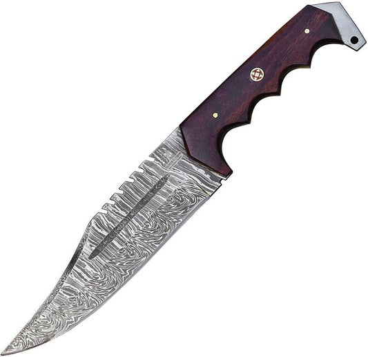 FH Knives Damascus Bowie CUPBOWIE-001 by FH Knives