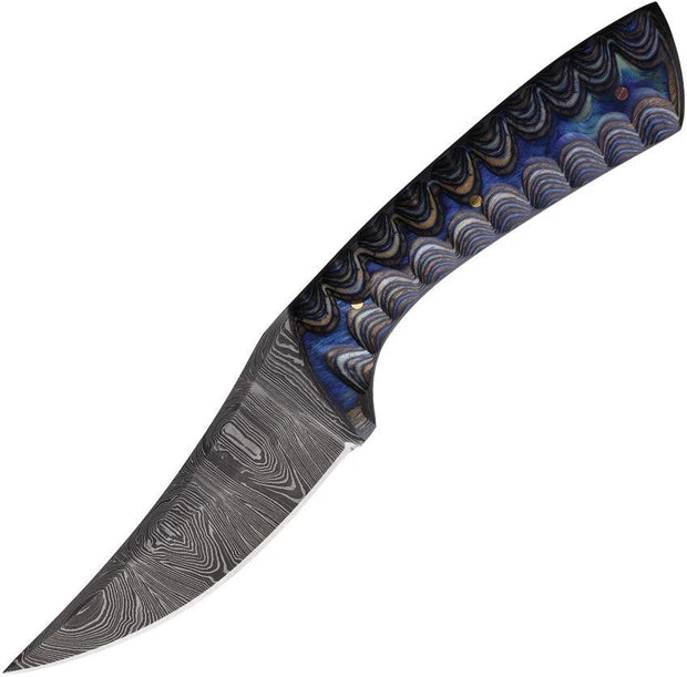 FH Knives Damascus Fixed Blade DM-001 by FH Knives
