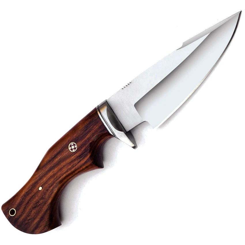 FH Knives Fixed Blade Brown Wood MLK-0002 by FH Knives