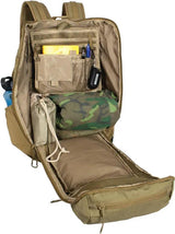 FHIOR Tactical Backpack 30L Coyote - Rugged 30L Daypack With Quick Access Front Pocket and Stash Pockets by FHIOR