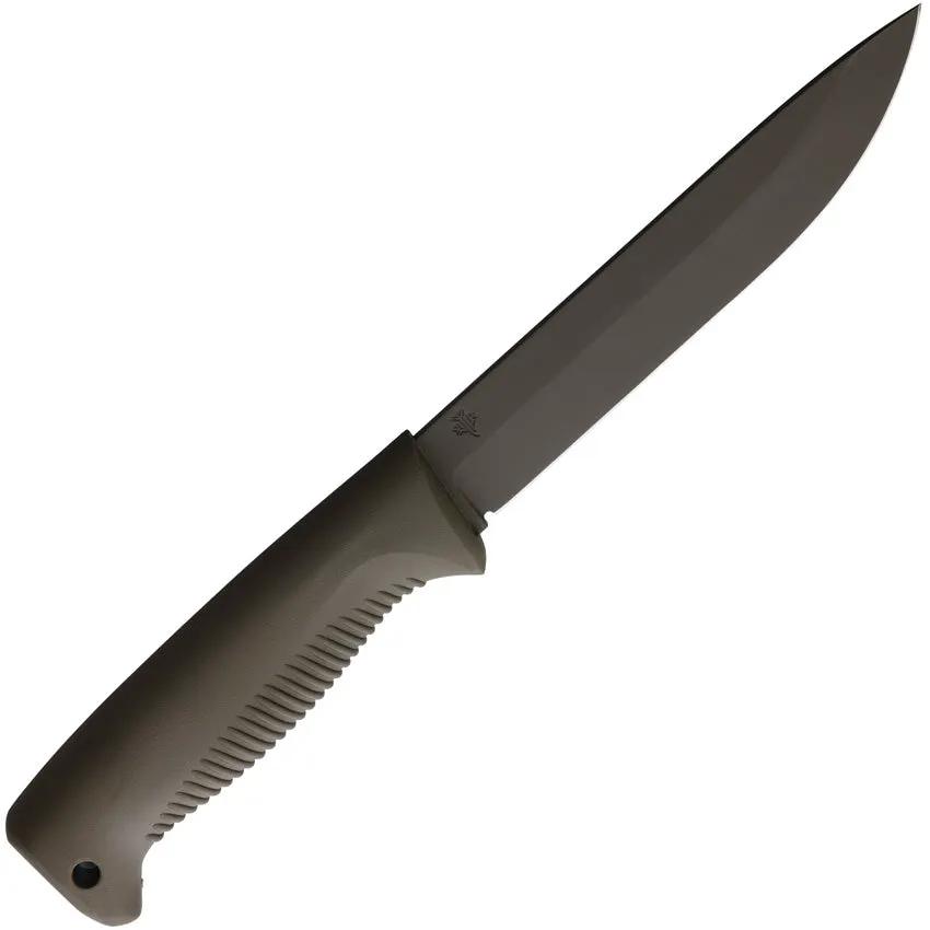 Peltonen Knives M95 Ranger Puukko OD - EasyLock Hidden Tang 6In Cerakote Blade MOLLE PALS Compatible Sheath by Peltonen Knives