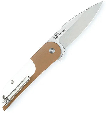 FINCH Devil's Finger Linerlock Clay DF020 by FINCH
