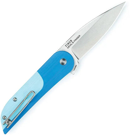 FINCH Devil's Finger Linerlock Blue DF021 by FINCH