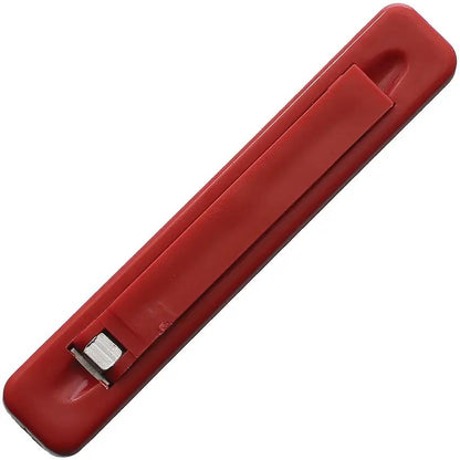 Flip-It Pocket Knife Red Handled With Unique Retracting Blade System For Safe, Compact Carry by Flip-It