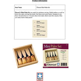 Flexcut Mini-Palm Set FR604 - Four Piece Carving Set With Comfortable Palm Handles For Fine Detail Miniature Work by Flexcut