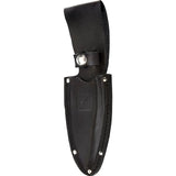 Flexcut Hawthorne Seeker Sapele Knife - Full Tang Clip Point With Hollow Grind And Sapele Wood Handle by Flexcut