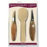 Flexcut Spoon Carving Kit KN70 - Includes KN52 and KN53 Knives With High Carbon Stainless Blade by Flexcut