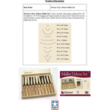 Flexcut Ten Piece Deluxe Mallet Set MC100 - Carbon Steel Blades and Wood Handles for Precise Carving by Flexcut