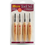 Flexcut Shallow U-Gouge Micro Tool Set MT400 - Fine Detail Carving For Miniatures by Flexcut