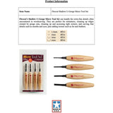 Flexcut Shallow U-Gouge Micro Tool Set MT400 - Fine Detail Carving For Miniatures by Flexcut