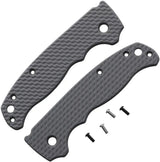 Flytanium Wavelength AD 20.5 Scales Gy - Gray G10 Construction With Four Extra Long Pocket Clip Screws by Flytanium