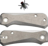 Flytanium Baby Banter Scales SW Ti - Stonewash Titanium Construction With Tip-Up Pocket Clip Holes by Flytanium